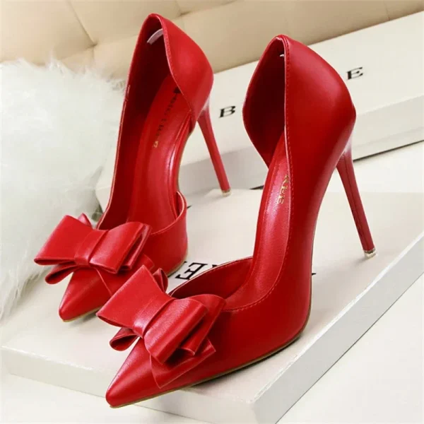 Pumps Side Hollowed Stiletto Shoes - Image 2