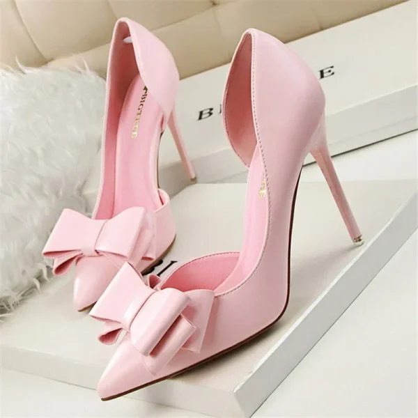 Pumps Side Hollowed Stiletto Shoes