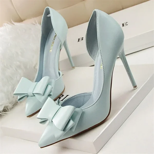 Pumps Side Hollowed Stiletto Shoes - Image 3