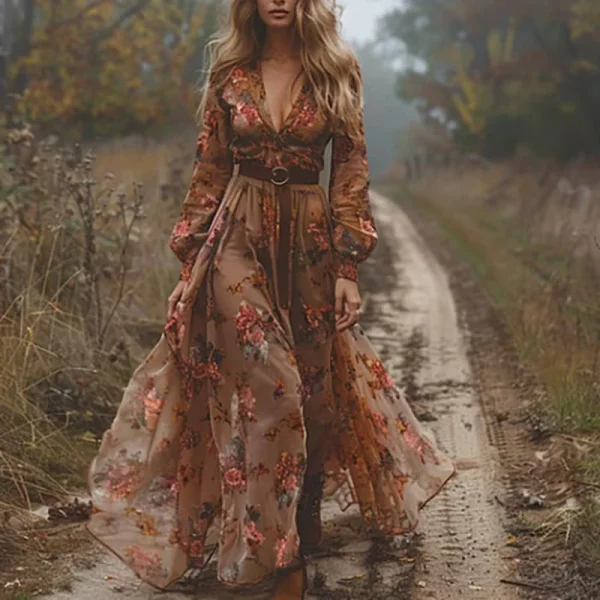 Elegant Loose Bohemian Dresses - Image 3