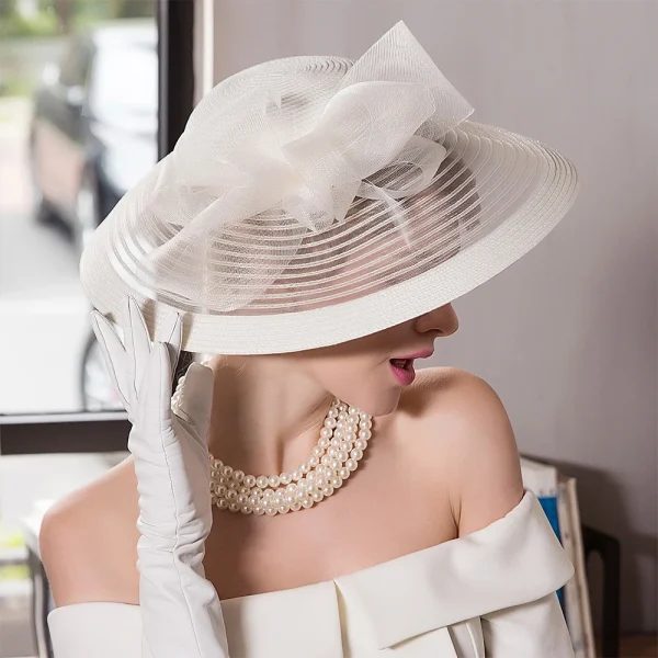 Elegant Kentucky Tea Party Fascinators Hat - Image 3