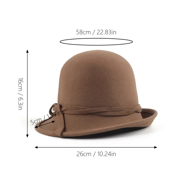Tea Party Hat Keep Warm Bucket Hat - Image 2